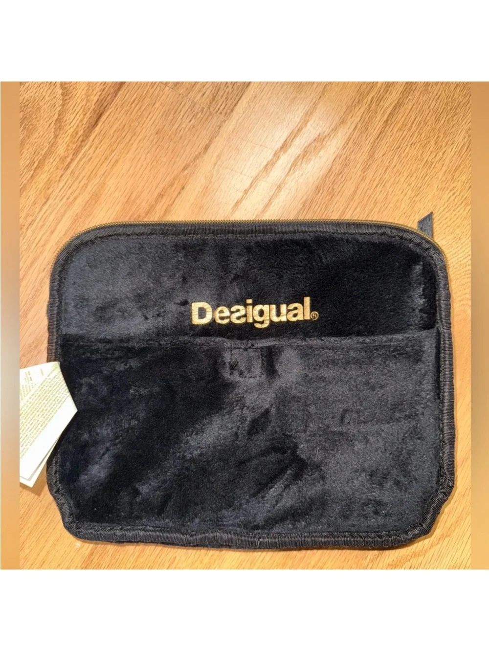 Desigual Red, Black & Gold Patterned Tablet Sleeve